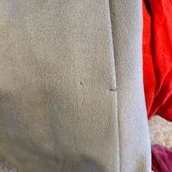 Elie Tahari Pale Blue Marla Oversized Collar Wrap Coat - Picture 12 of 12